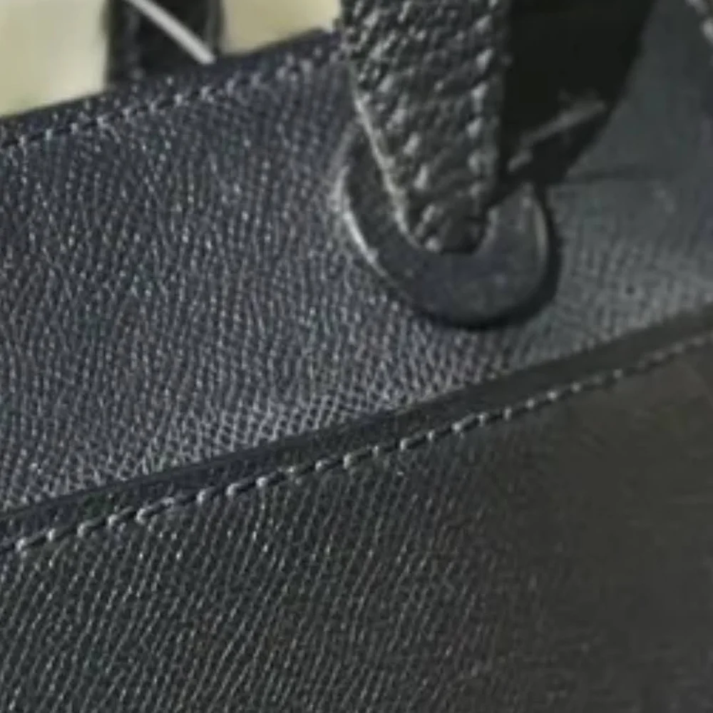 Authentic Chanel Black Leather Tote Bag